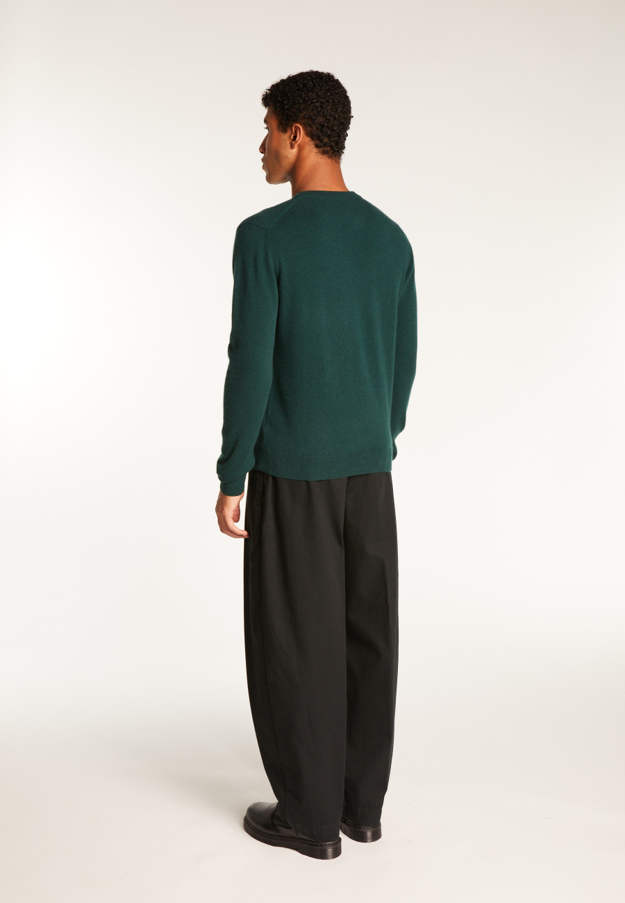 Suéter de cashmere com decote em V - Evann