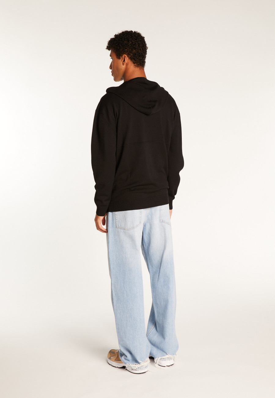 Colete com capuz de mistura de lã - Theo