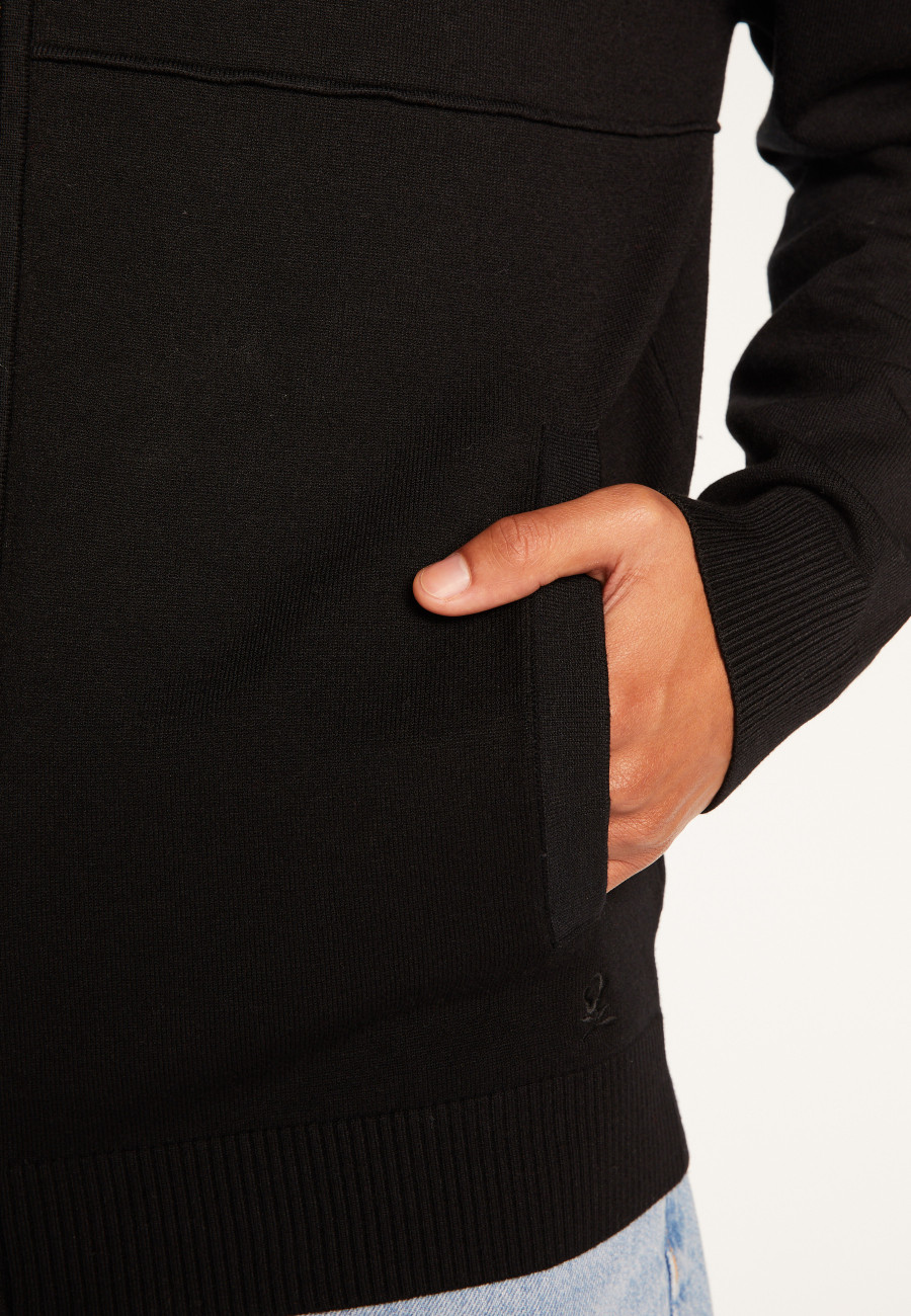 Colete com capuz de mistura de lã - Theo