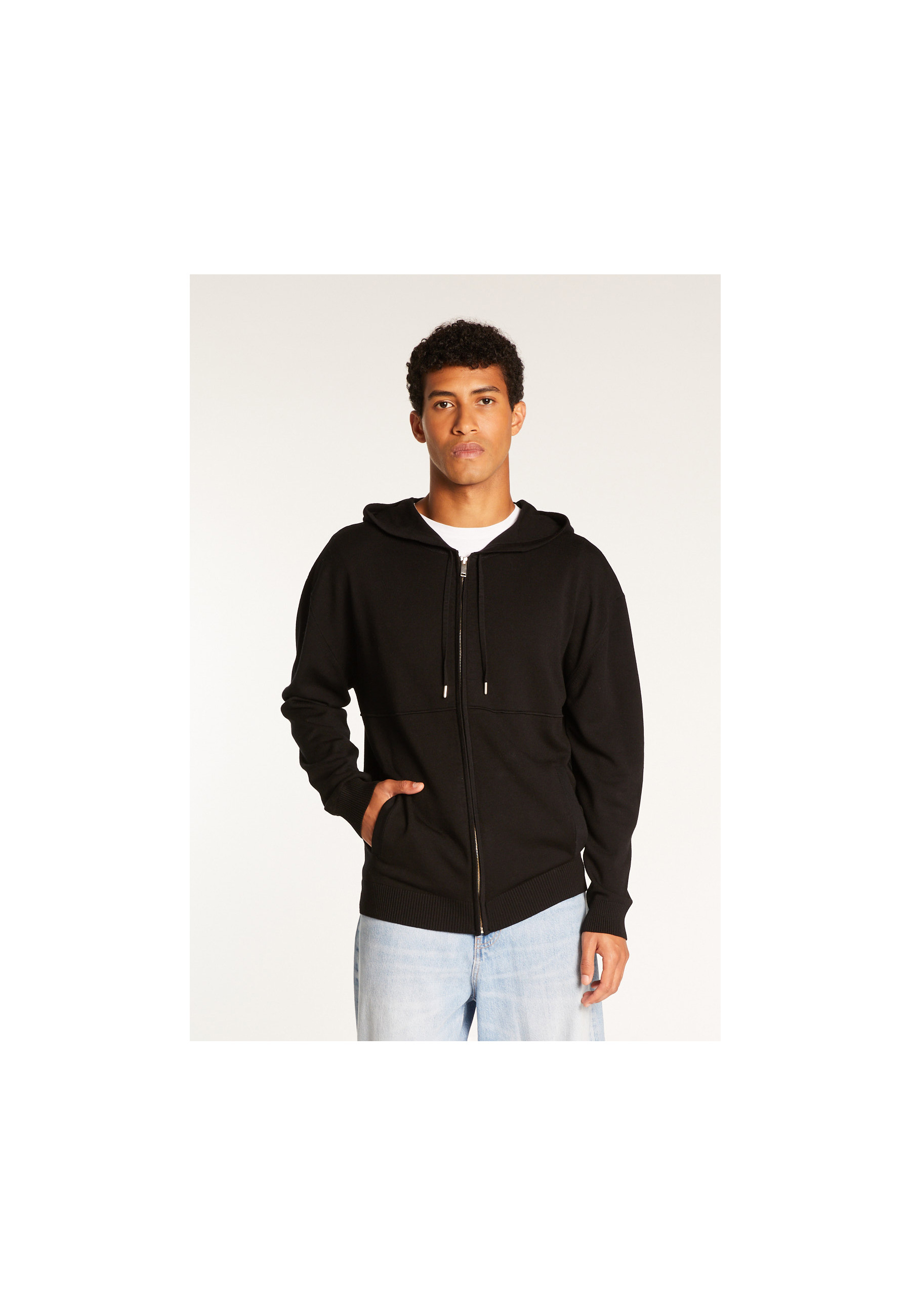 Gilet à capuche en laine mélangée - Theo