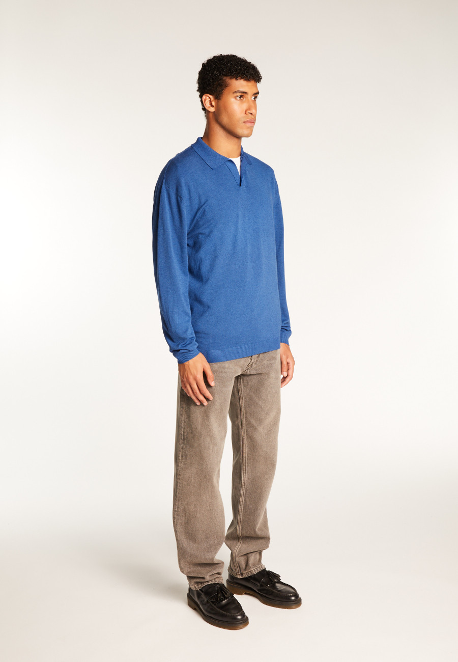 Camisa polo de mistura de lã - Thibaud