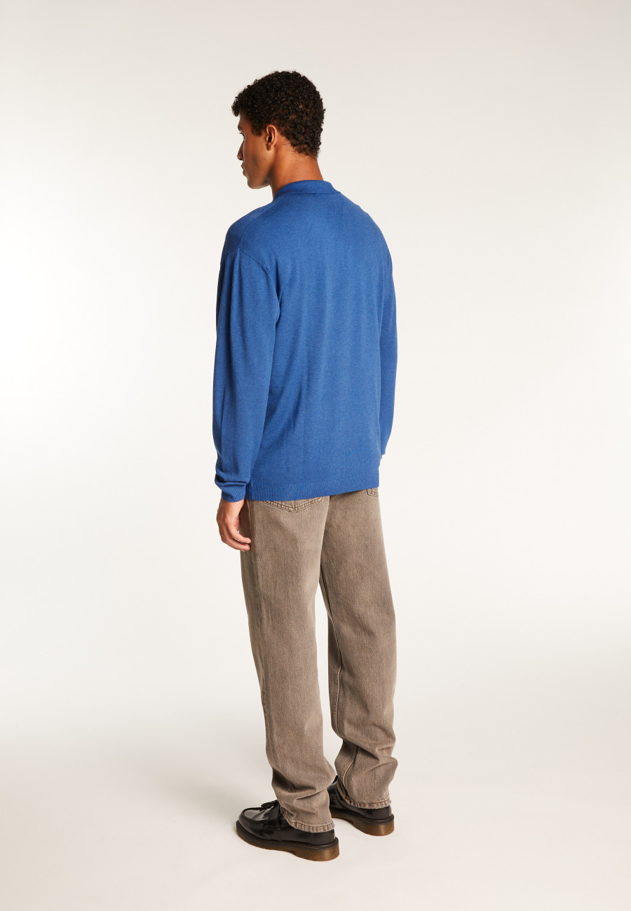 Camisa polo de mistura de lã - Thibaud