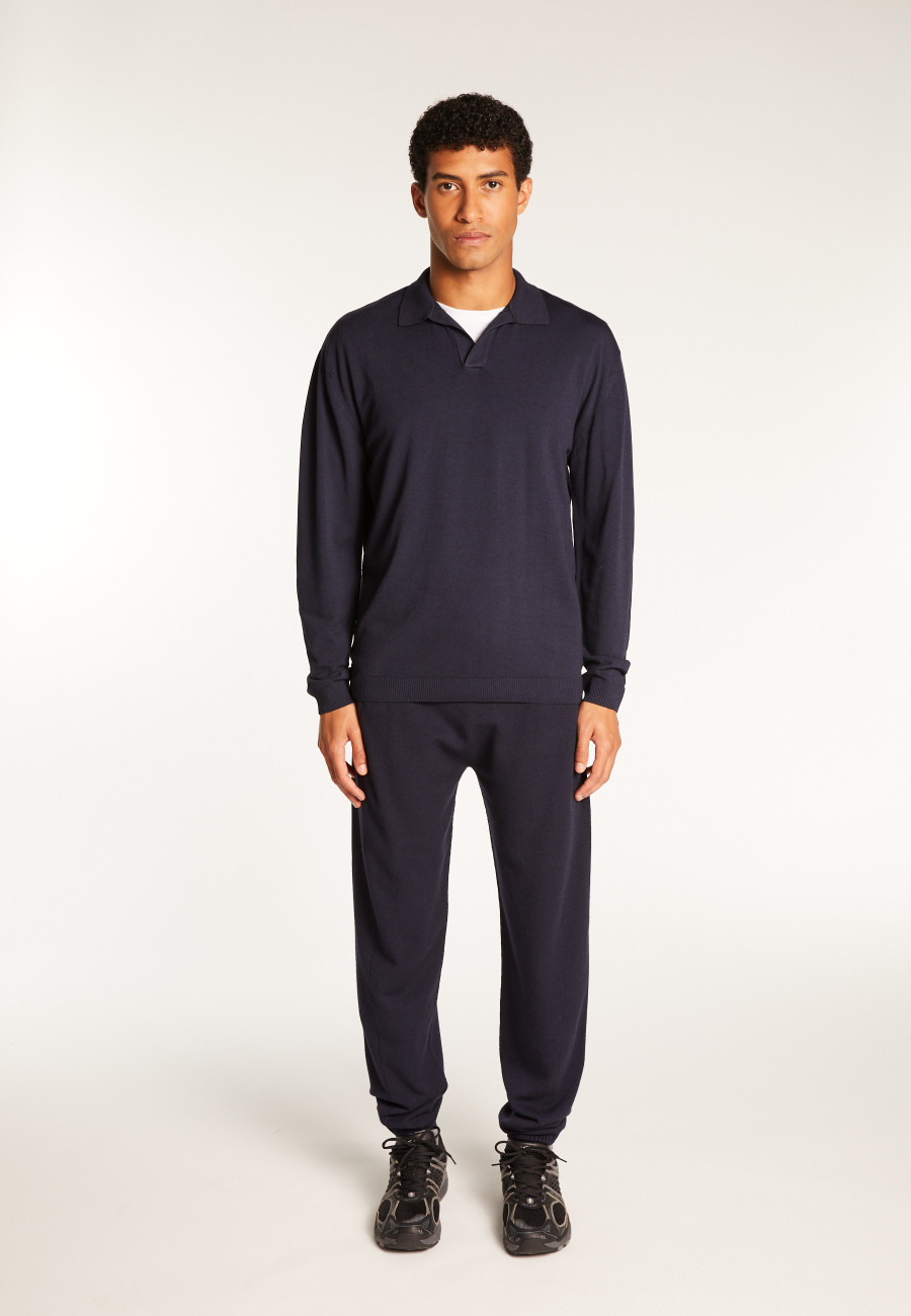 Camisa polo de mistura de lã - Thibaud