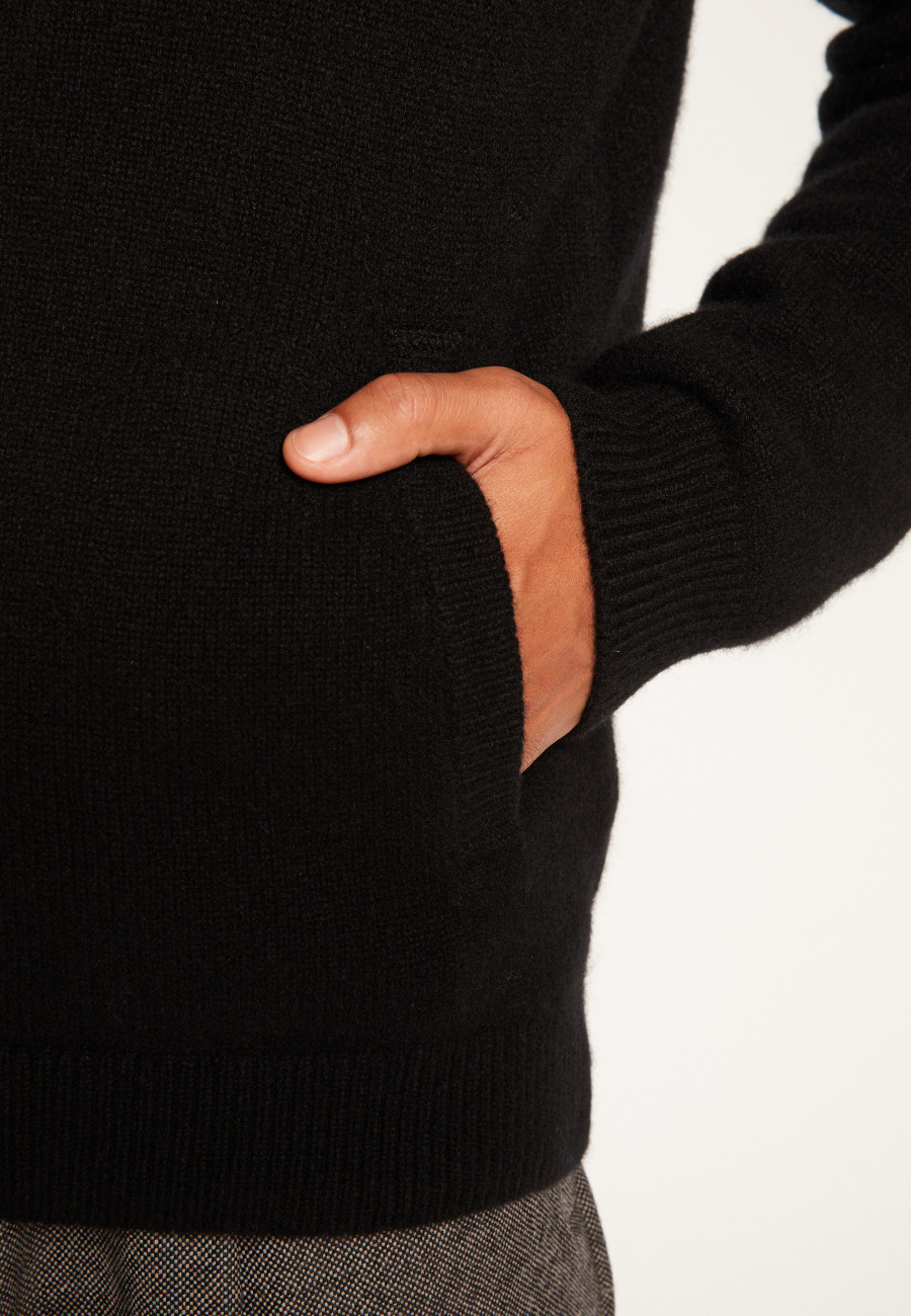 6-ply cashmere zipped vest - Elysée duo