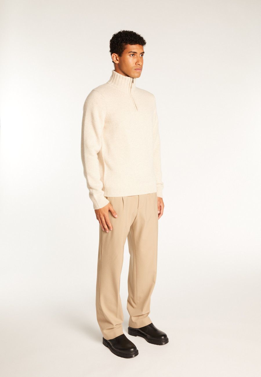 6-ply cashmere trucker sweater - Emiliano duo