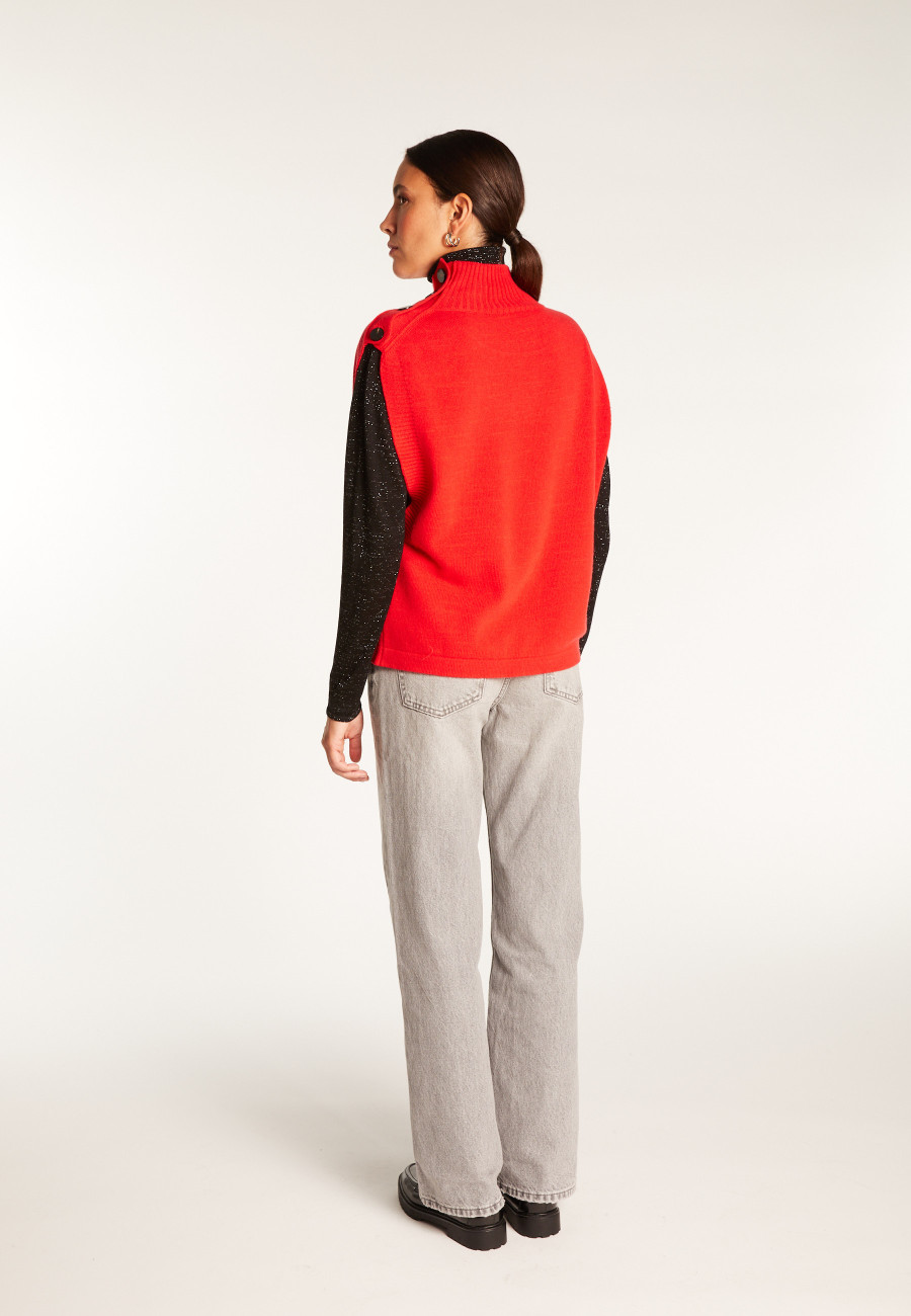 Suéter de lã sem mangas - Vero