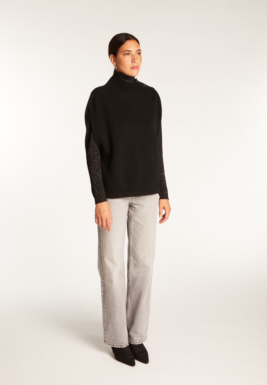 Suéter de lã sem mangas - Vero