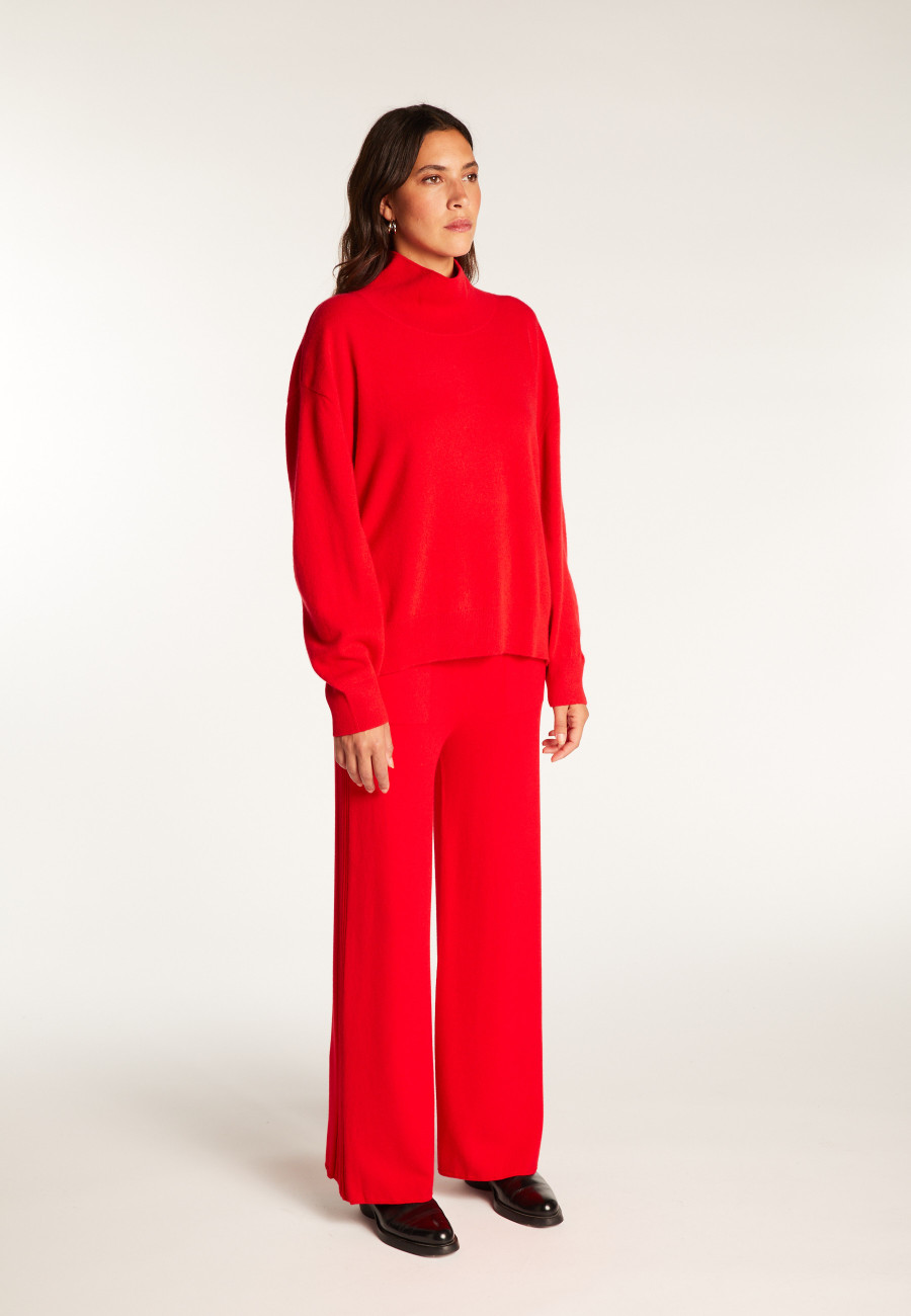 Suéter de cashmere com gola alta - Athena