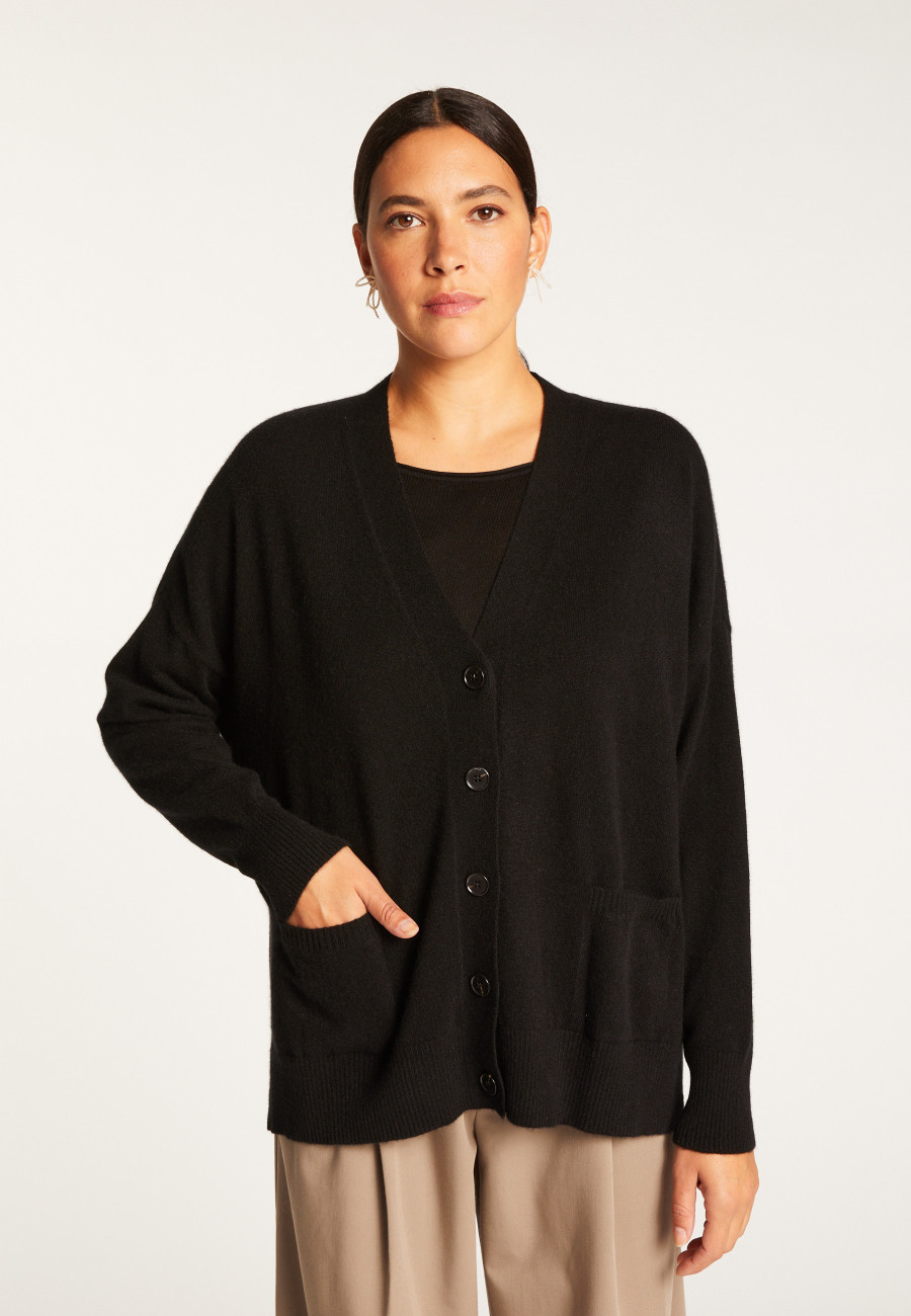 Cardigan de cashmere com botões - Ariel