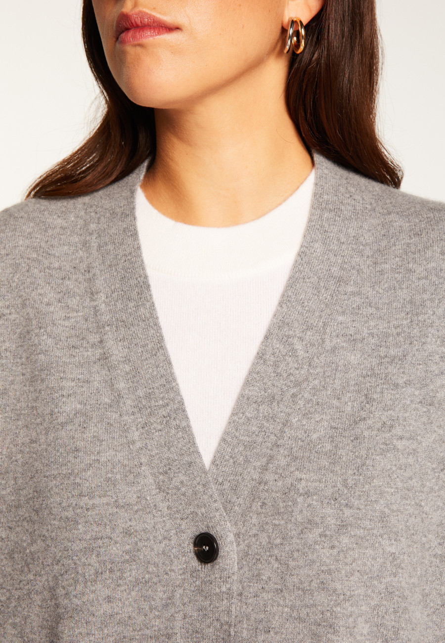 Cashmere buttoned vest - Ariel