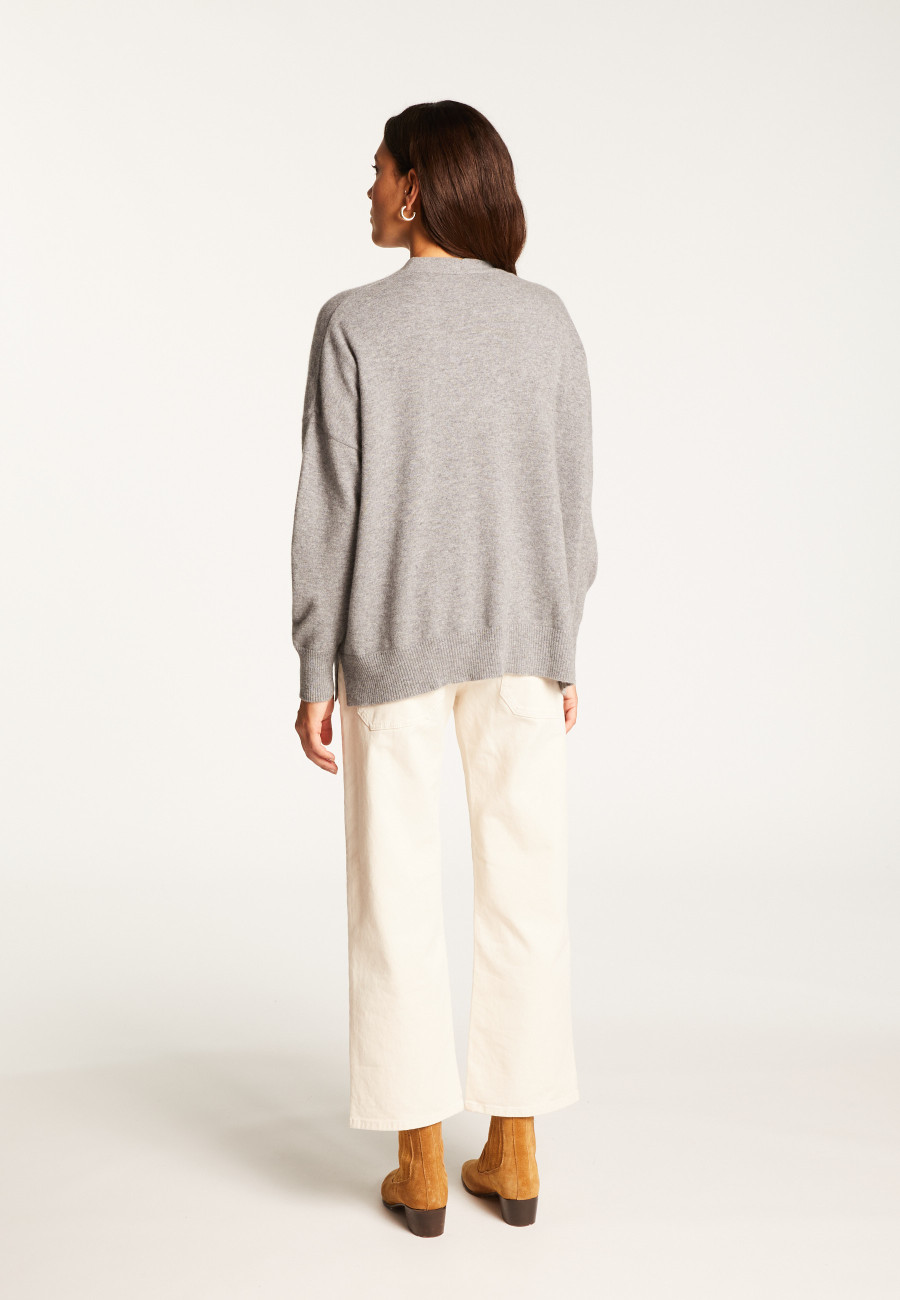 Cardigan de cashmere com botões - Ariel