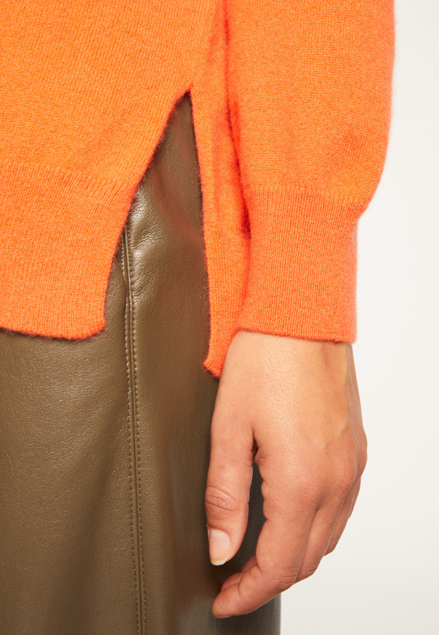 Suéter folgado de cashmere com fenda - Alienor