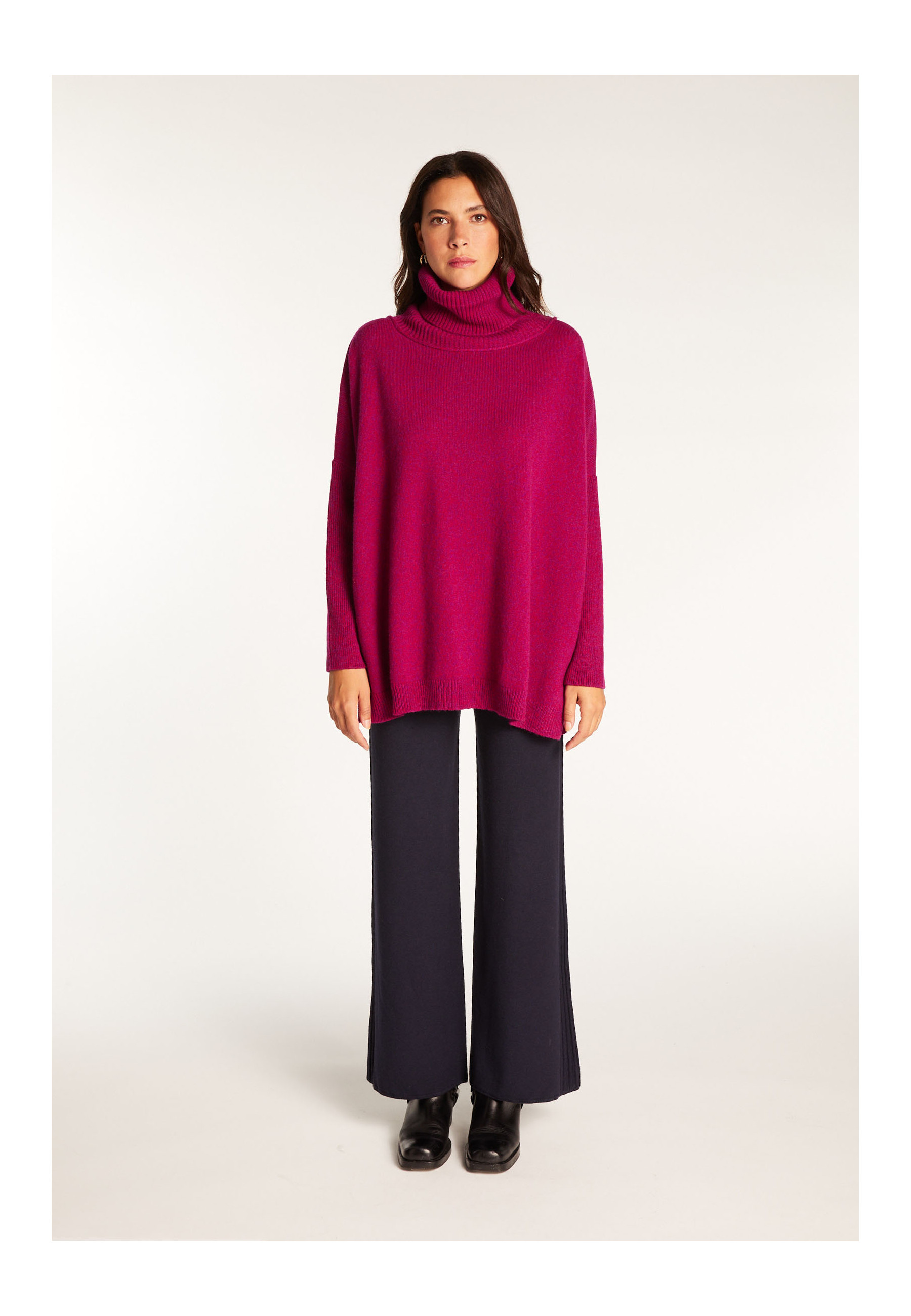 Wool and cashmere turtleneck sweater - Clara