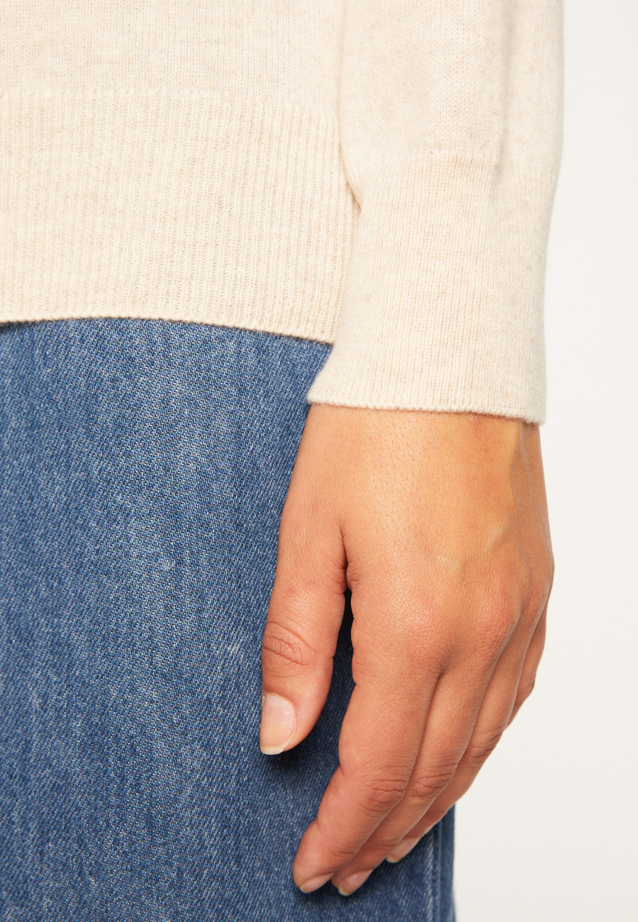 Suéter de cashmere com decote em V - Abel