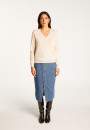 Pull col V en cachemire - Abel