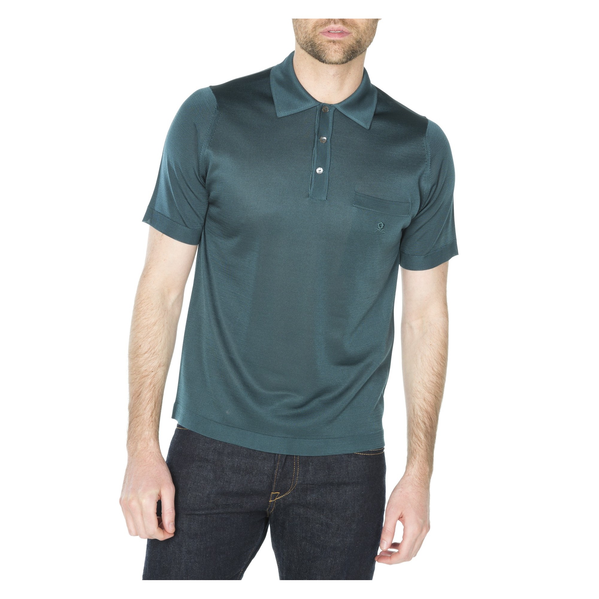Polo shirt made of Fil lumière Vadim