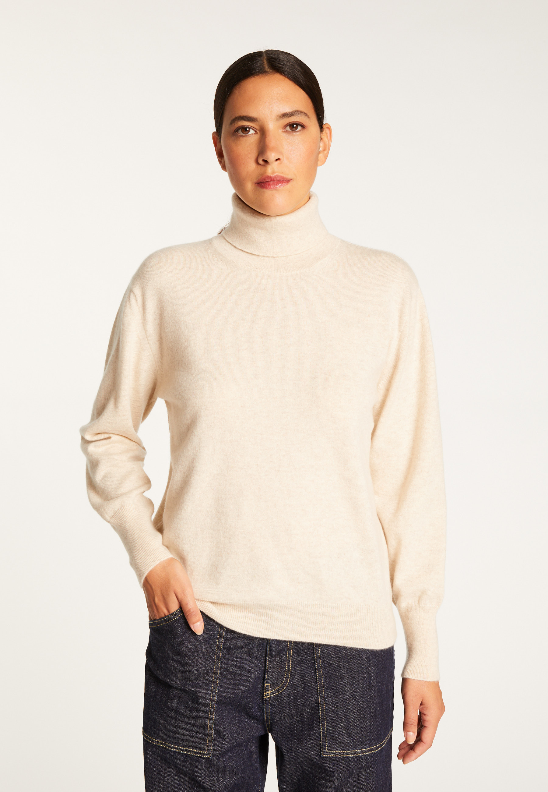 Pull col roulé en cachemire - Anabelle