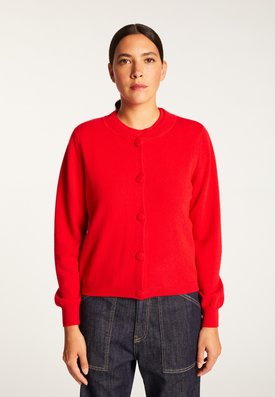 Cardigan de caxemira com botões - Aura