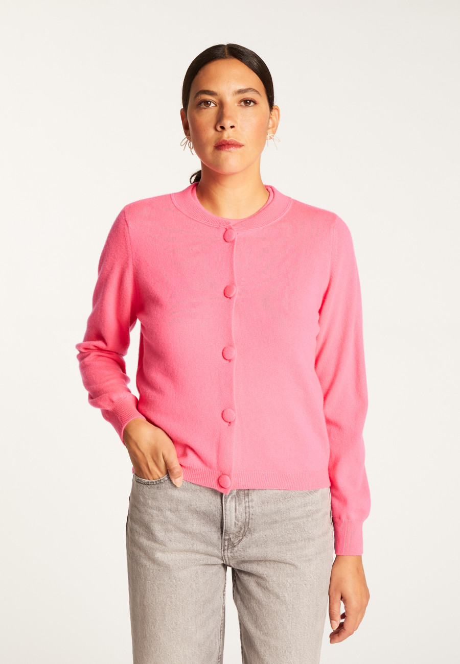 Cardigan de caxemira com botões - Aura