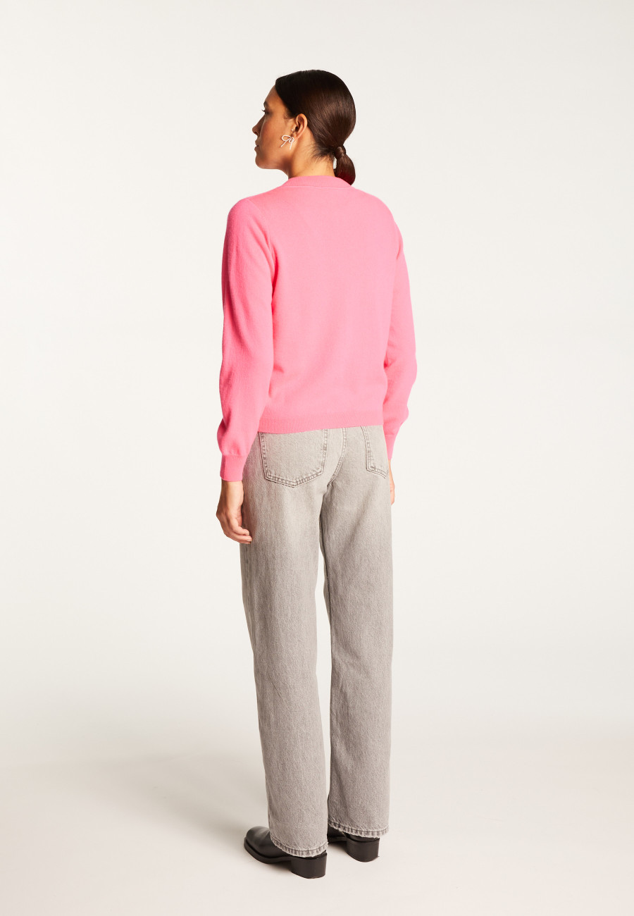 Cardigan de caxemira com botões - Aura