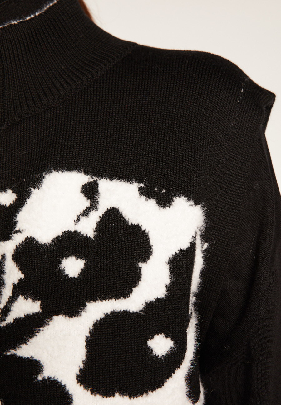 Jaqueta de lã sem mangas com zíper - Ruth