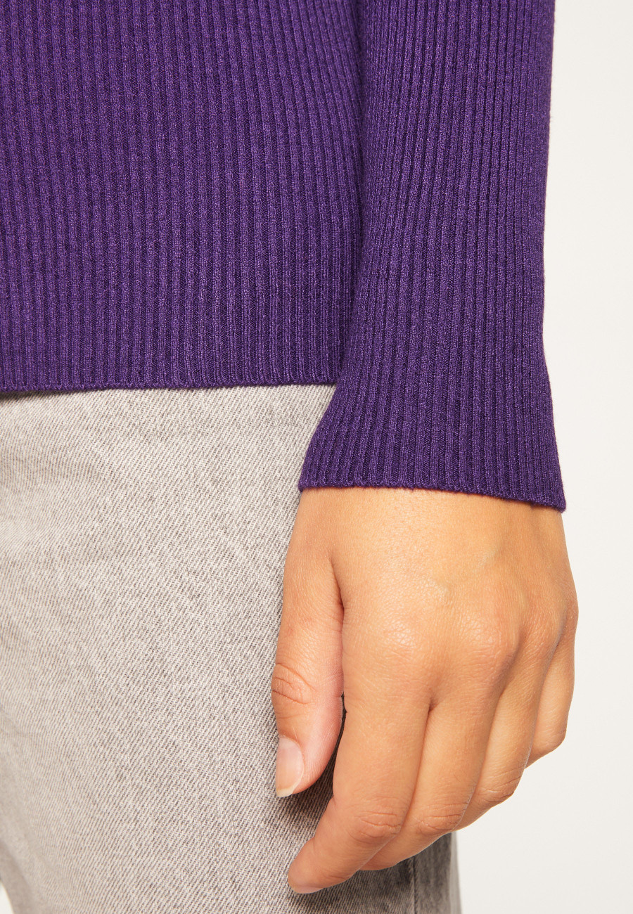 Suéter de gola alta com mistura de lã - Reagan