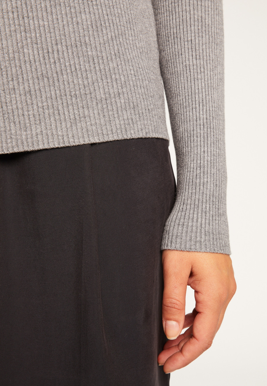 Suéter de gola alta com mistura de lã - Reagan