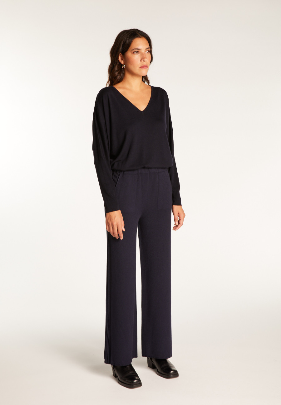 Calças de mistura de lã - Rebecca