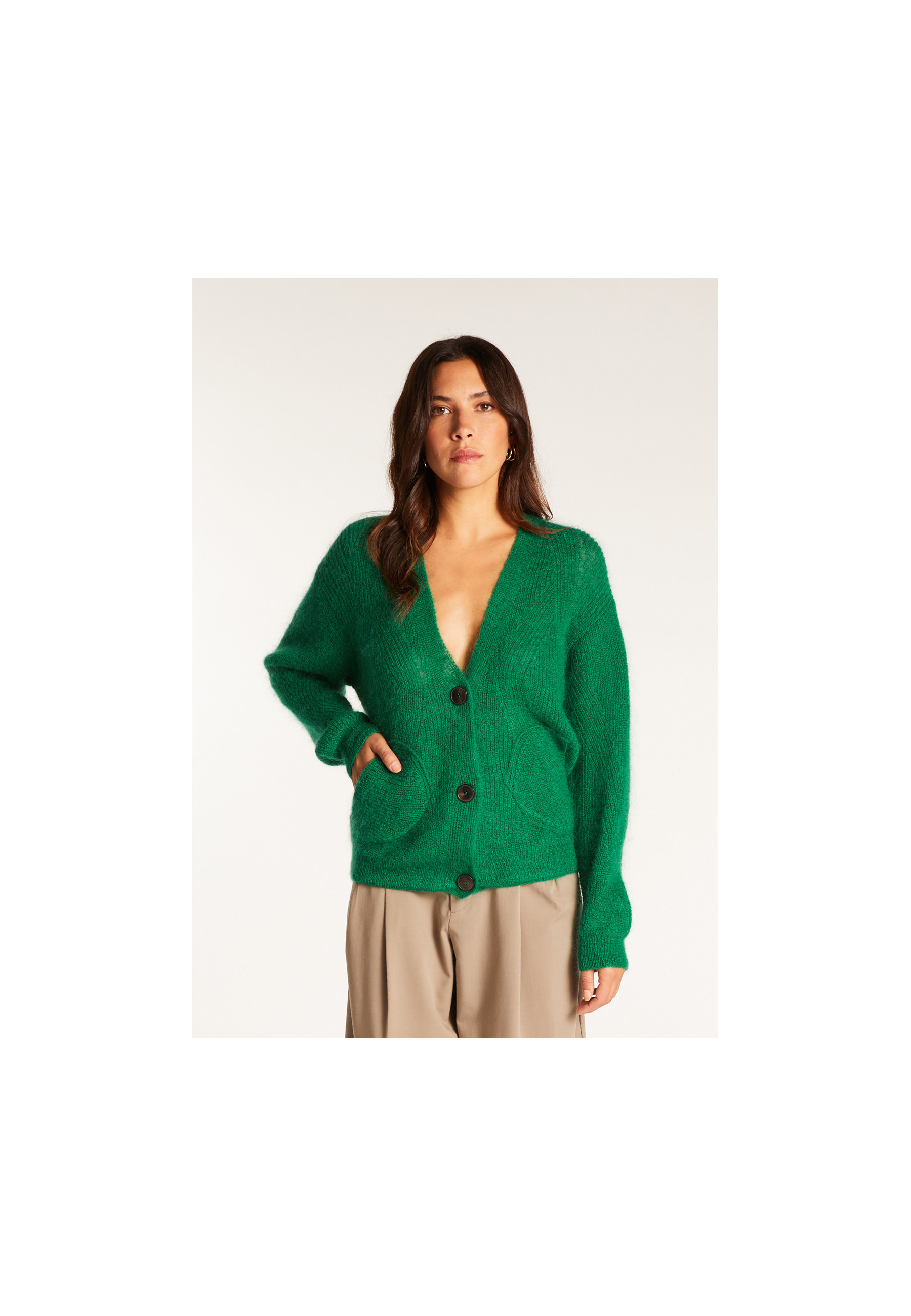 Gilet en mohair - Rosalind