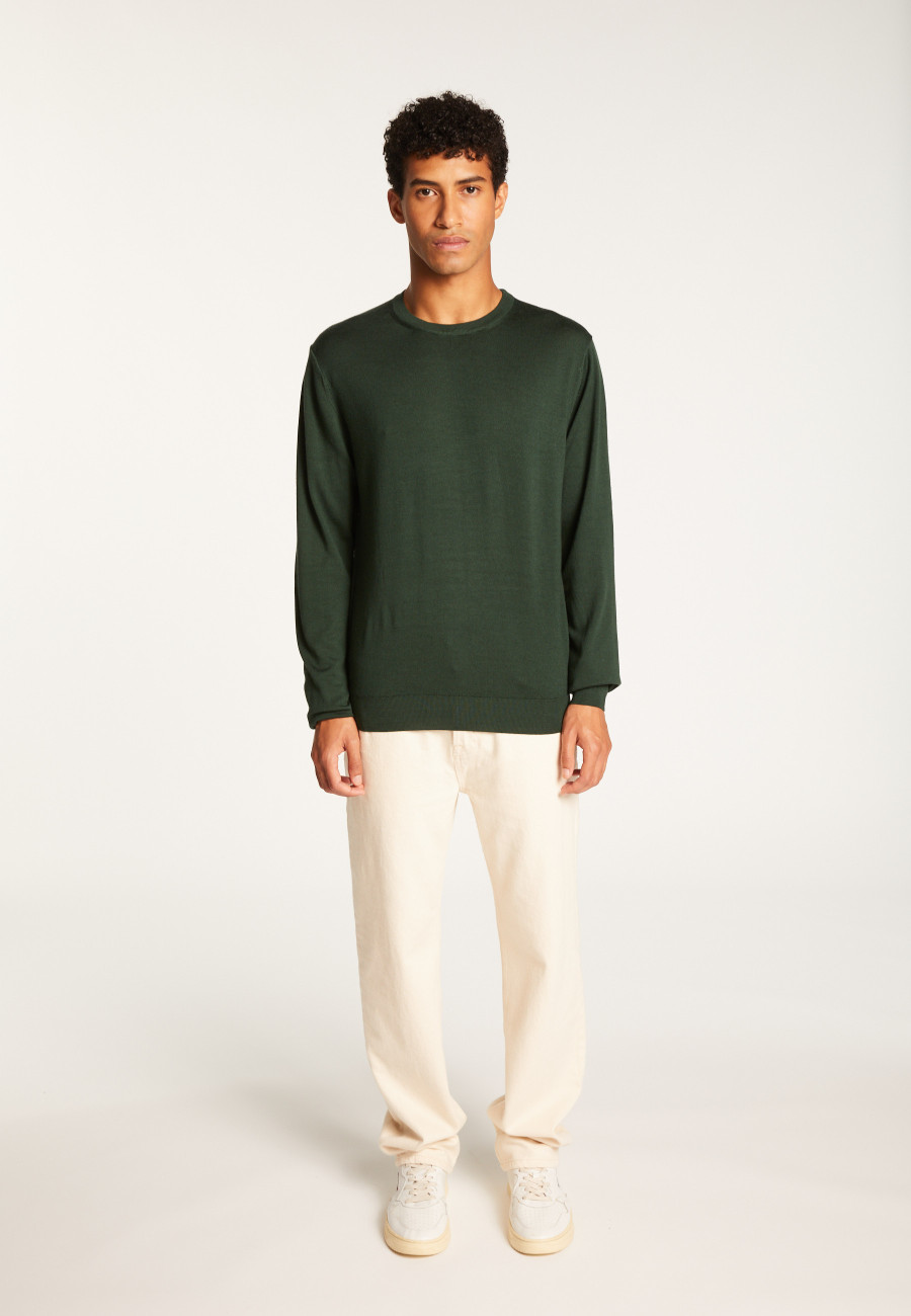 Merino Wool Crewneck Sweater - Eddie