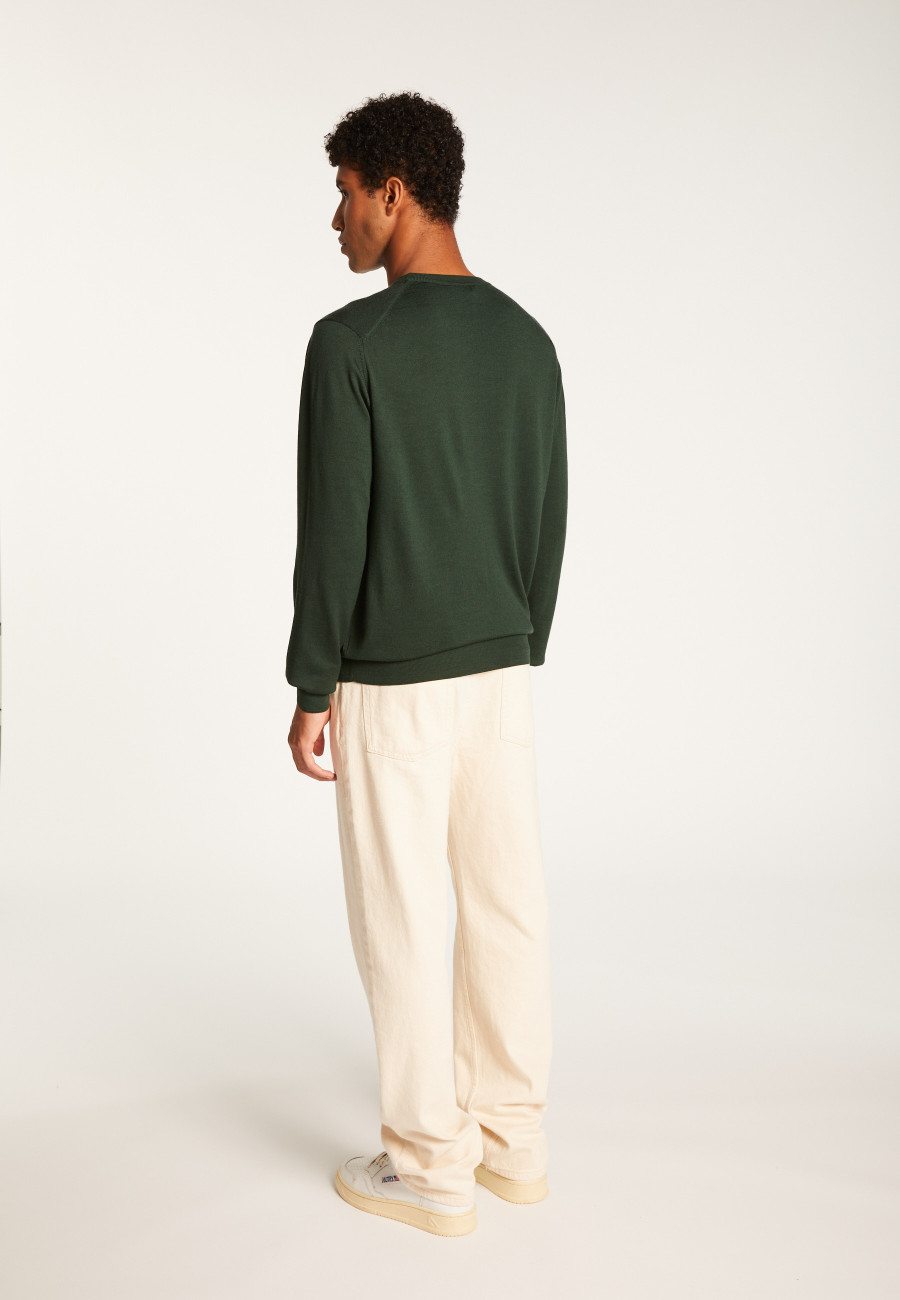 Merino Wool Crewneck Sweater - Eddie