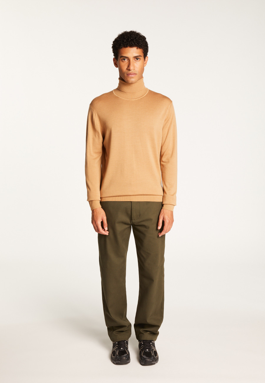 Merino Wool Turtleneck Sweater - Enzo
