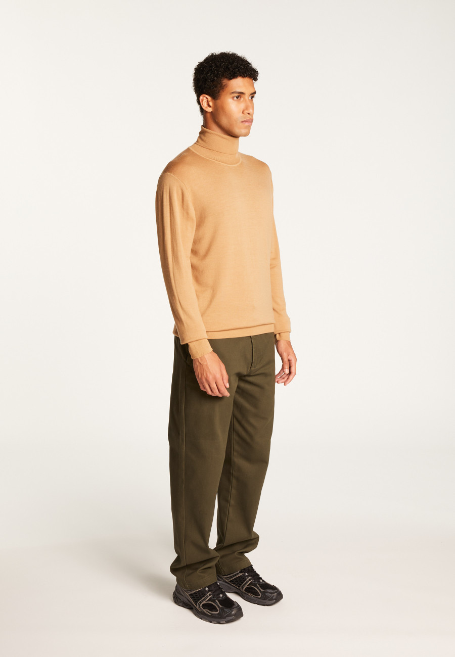 Suéter de gola alta em lã merino - Enzo