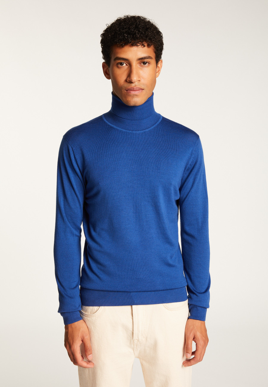 Merino Wool Turtleneck Sweater - Enzo