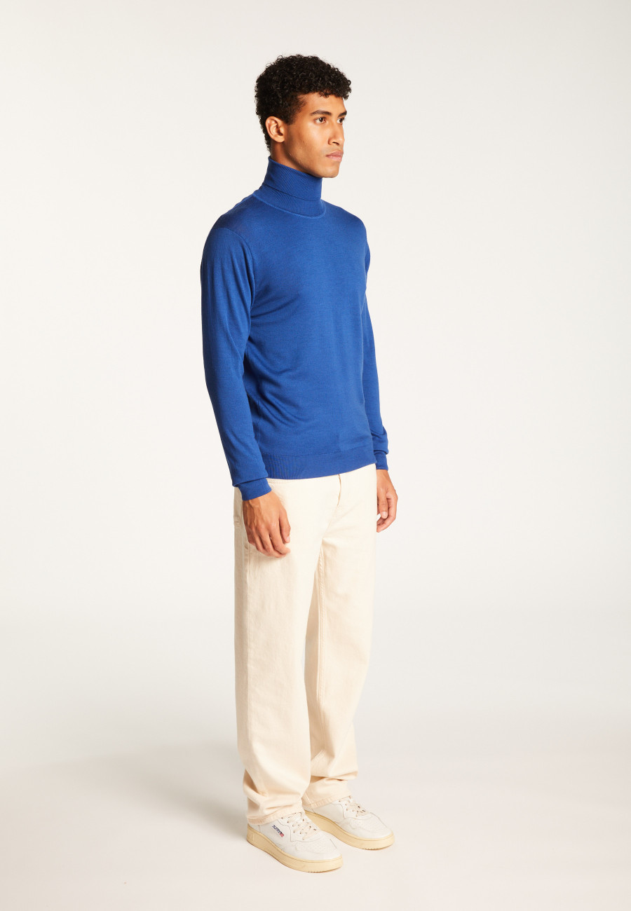 Merino Wool Turtleneck Sweater - Enzo