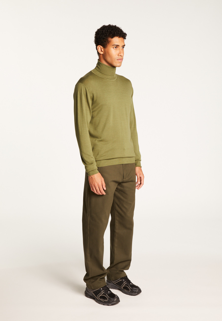 Merino Wool Turtleneck Sweater - Enzo