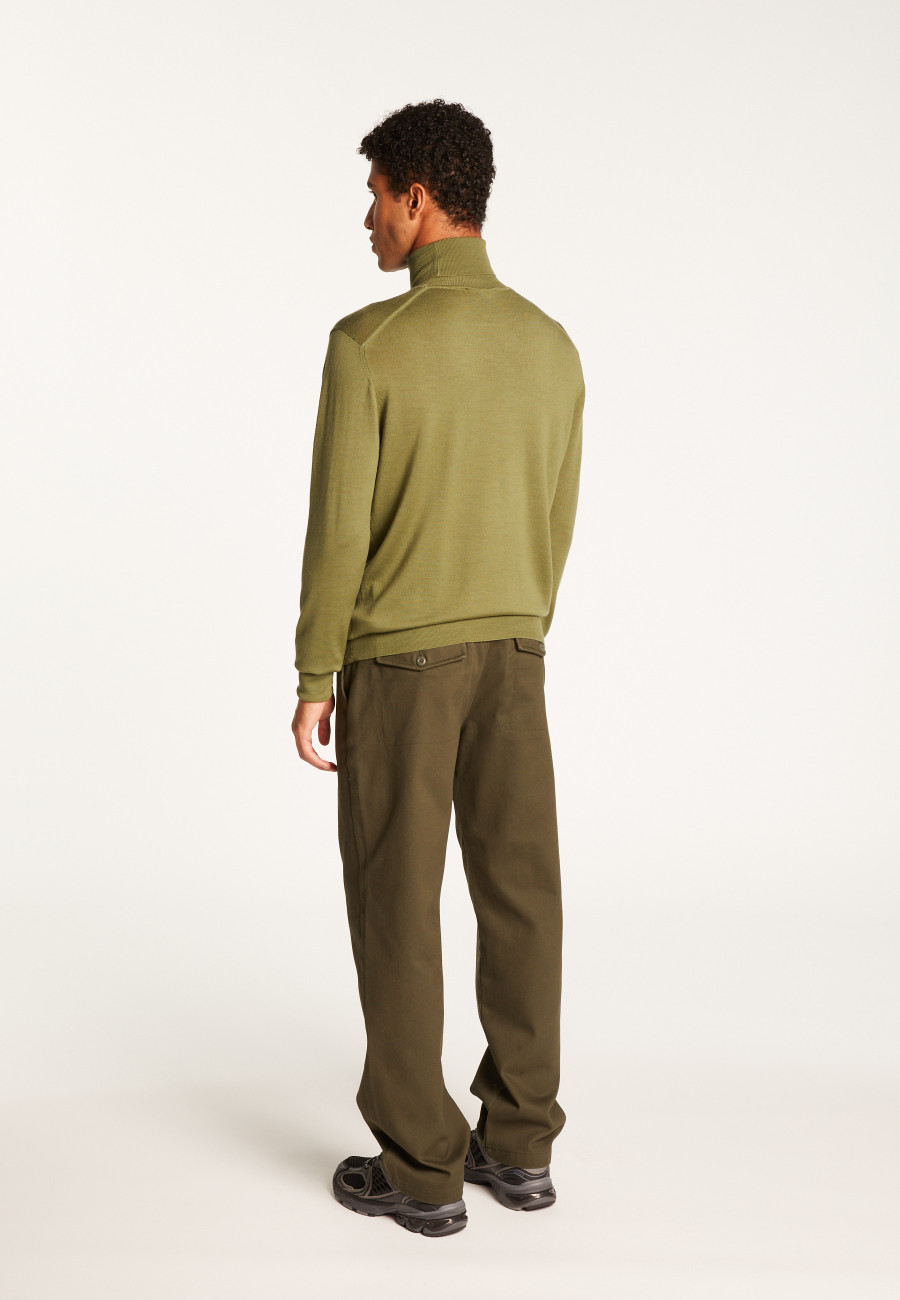 Merino Wool Turtleneck Sweater - Enzo
