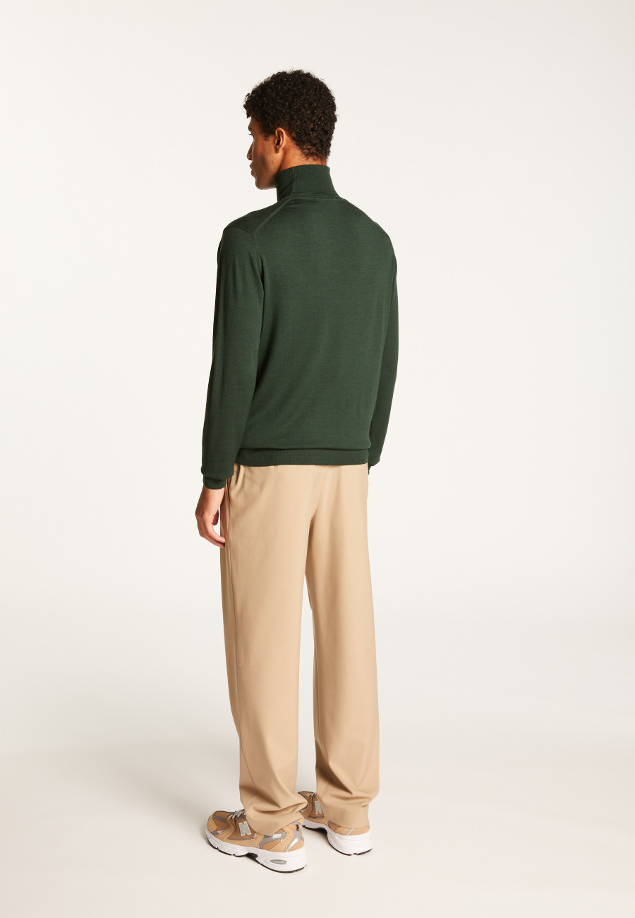 Merino Wool Turtleneck Sweater - Enzo
