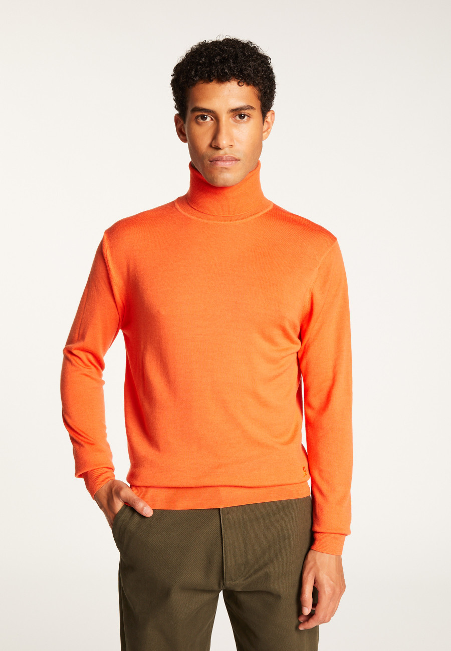 Suéter de gola alta em lã merino - Enzo