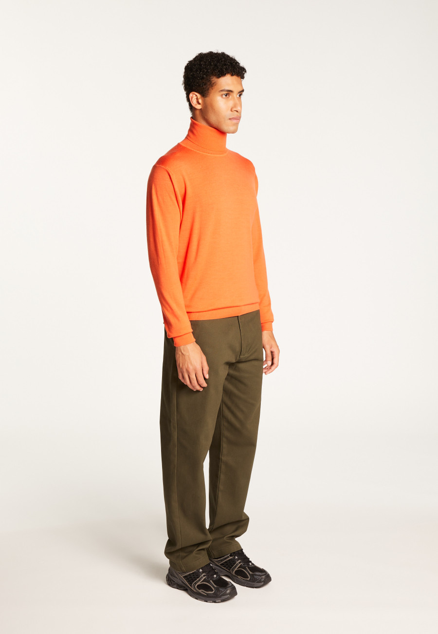 Merino Wool Turtleneck Sweater - Enzo