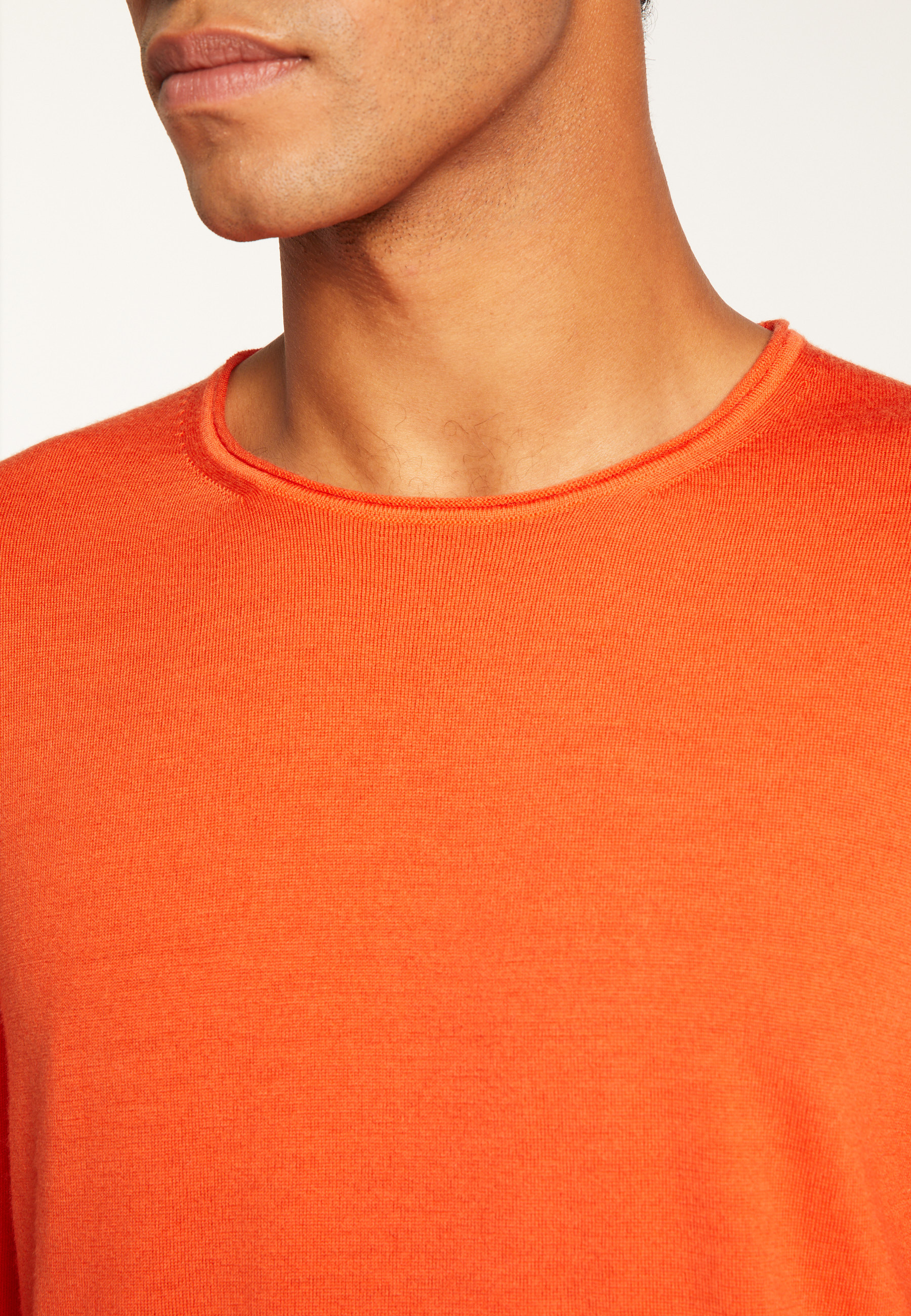 Pull col rond en laine mérinos  - Erin