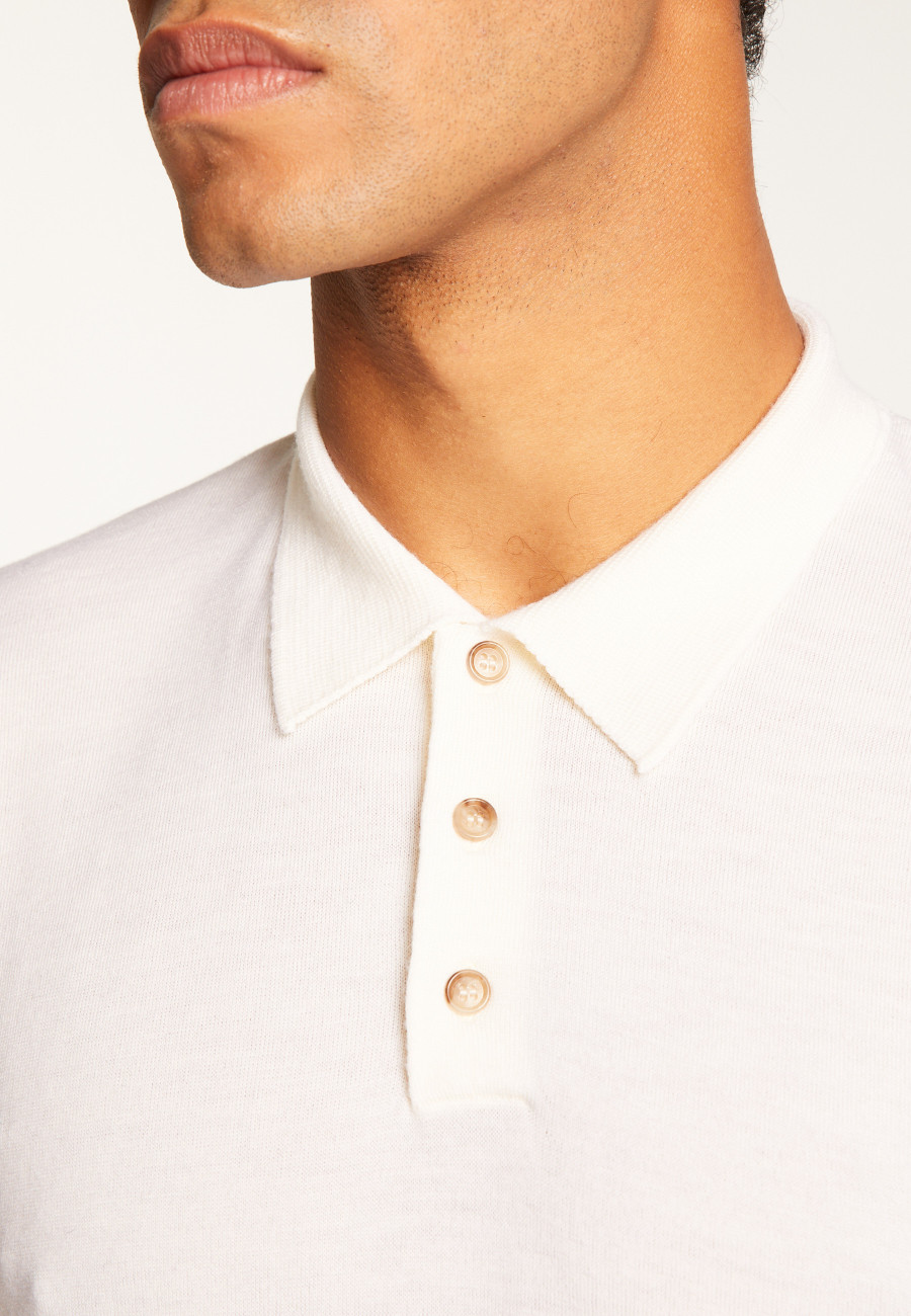 Merino Wool Polo Neck Sweater - Eni