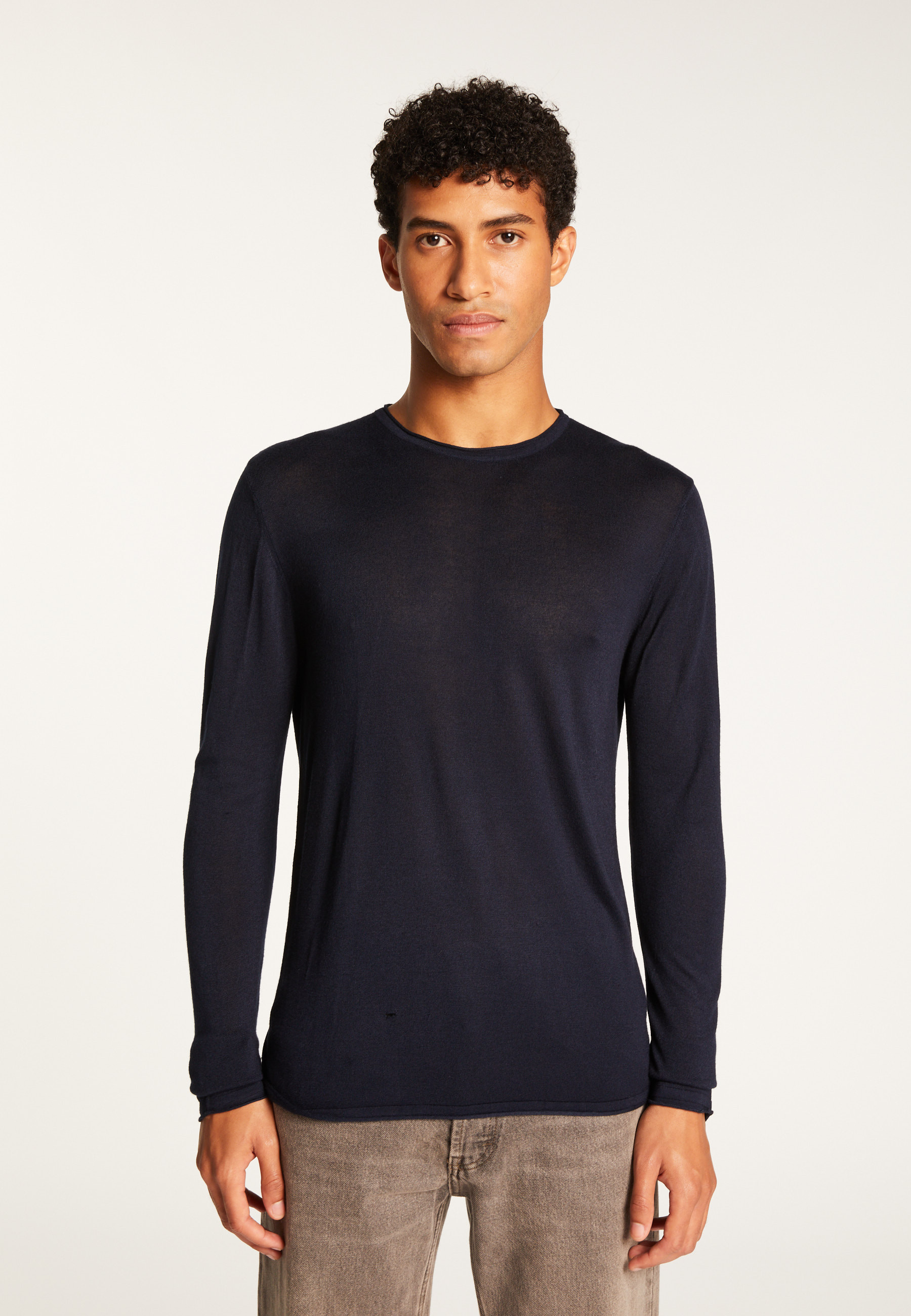 Pull col rond en fibre de bambou - Taffy