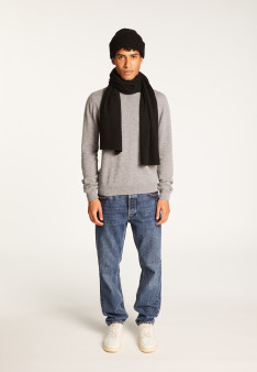 Unisex Merino Wool Beanie - Line