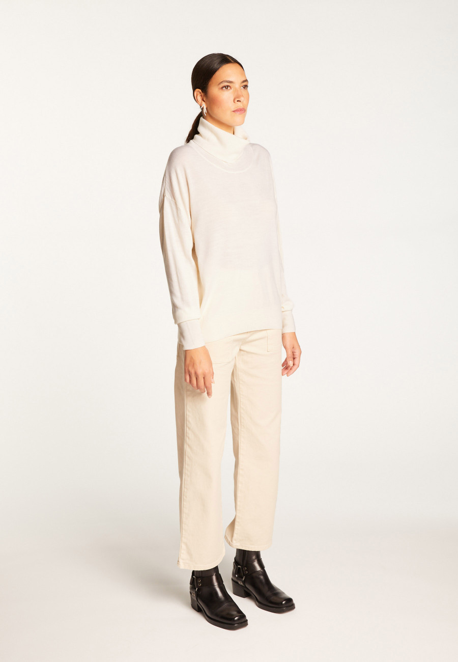 Suéter de gola alta em lã merino - Alisa