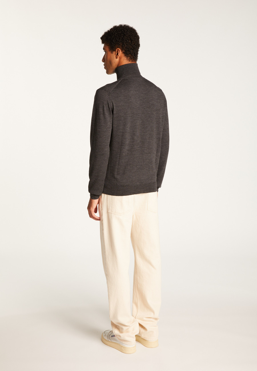 Merino Wool Turtleneck Sweater - Enzo