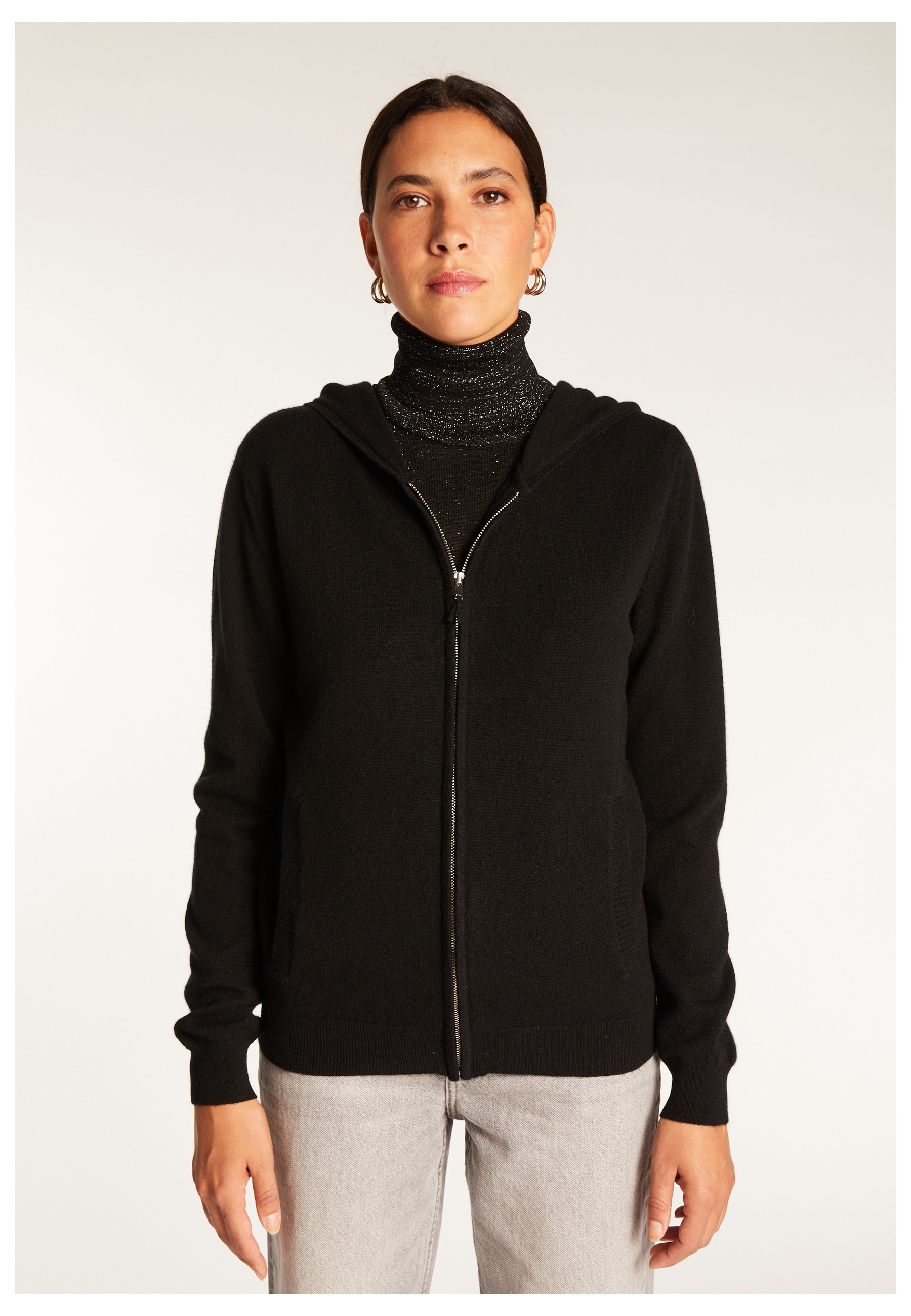 Cashmere hooded vest - Orus