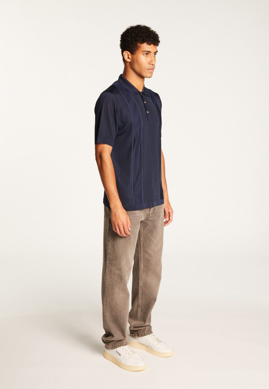 Polo Fil Lumière à rayures - Alvare
