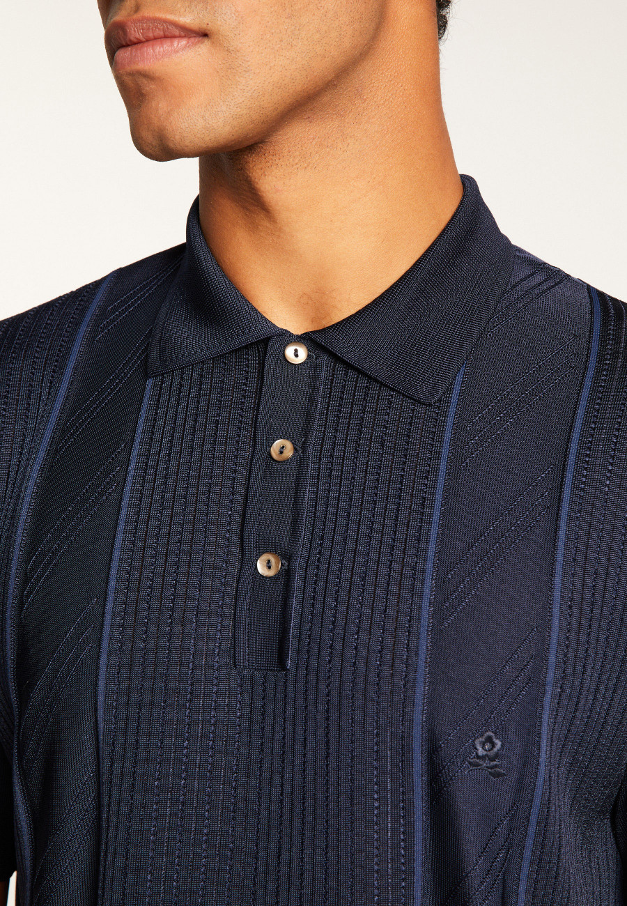 Polo Fil Lumière à rayures - Alvare