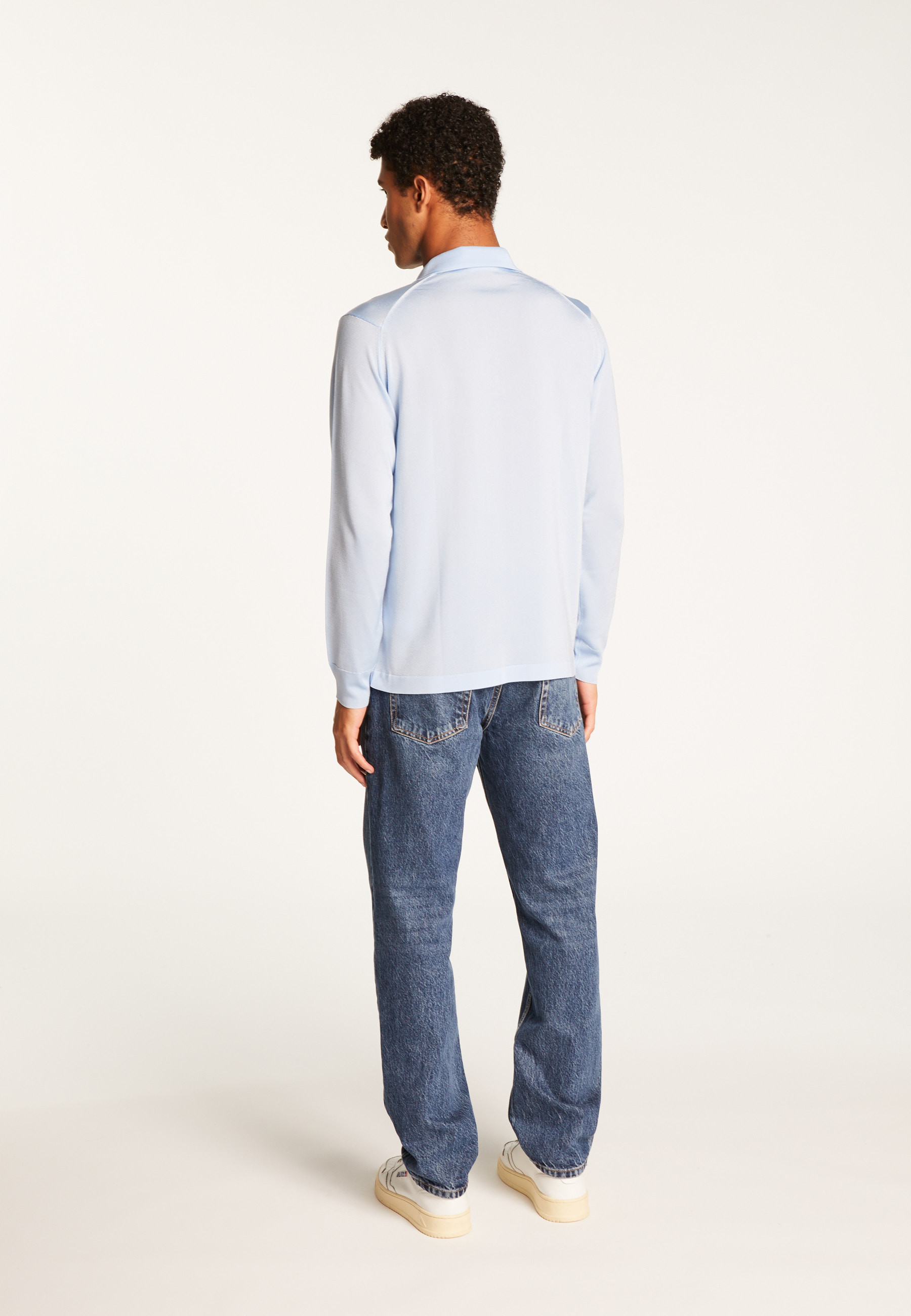 Long sleeves shirt made of fil lumière Boris